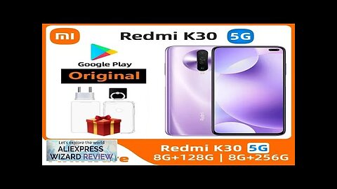 Original Xiaomi Redmi K30 5G Smartphone 64MP Android Unlocked 6.67 inch 8GB Review