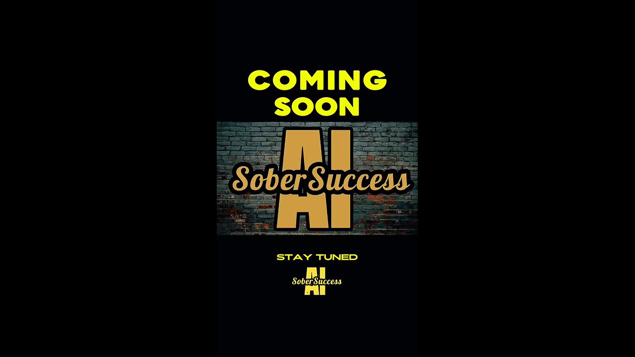 💻SoberSuccess AI App Is Coming Real Soon‼️🤳#SoberApp #RecoveryResource #PersonalGrowth