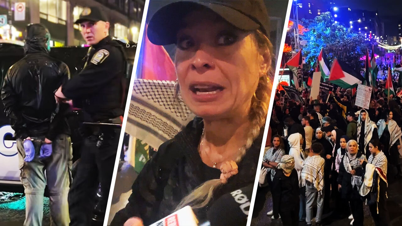 Masked thugs arrested after stalking Rebel News team