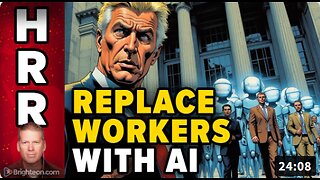 Trump's secret plan to replace HALF of all federal workers with AI machines