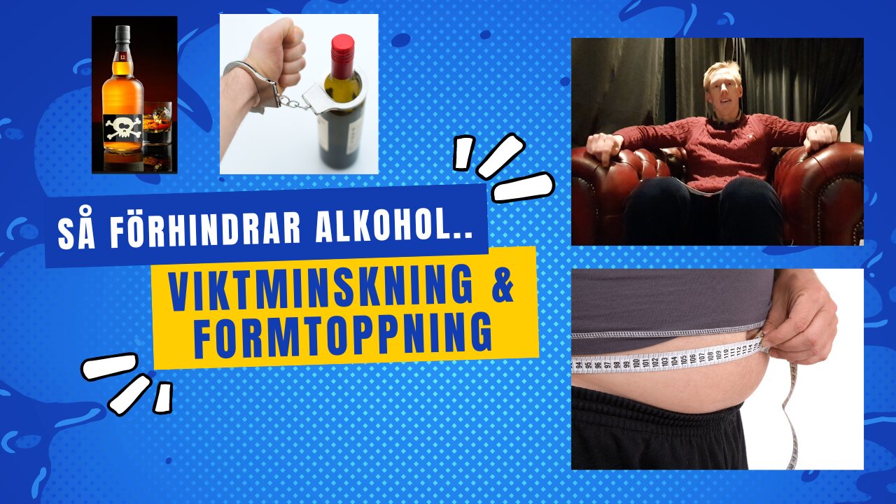 Så förhindrar alkohol viktminskning och formtoppning (8 anledningar)