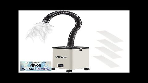 VEVOR Solder Fume Extractor 80W 106 CFM Smoke Absorber 3-Stage Filters 3 Review