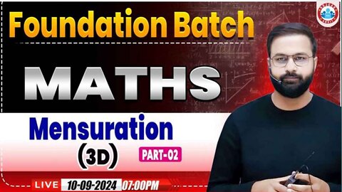 MATH CLASS, MENSURETION 3D CLASS #2