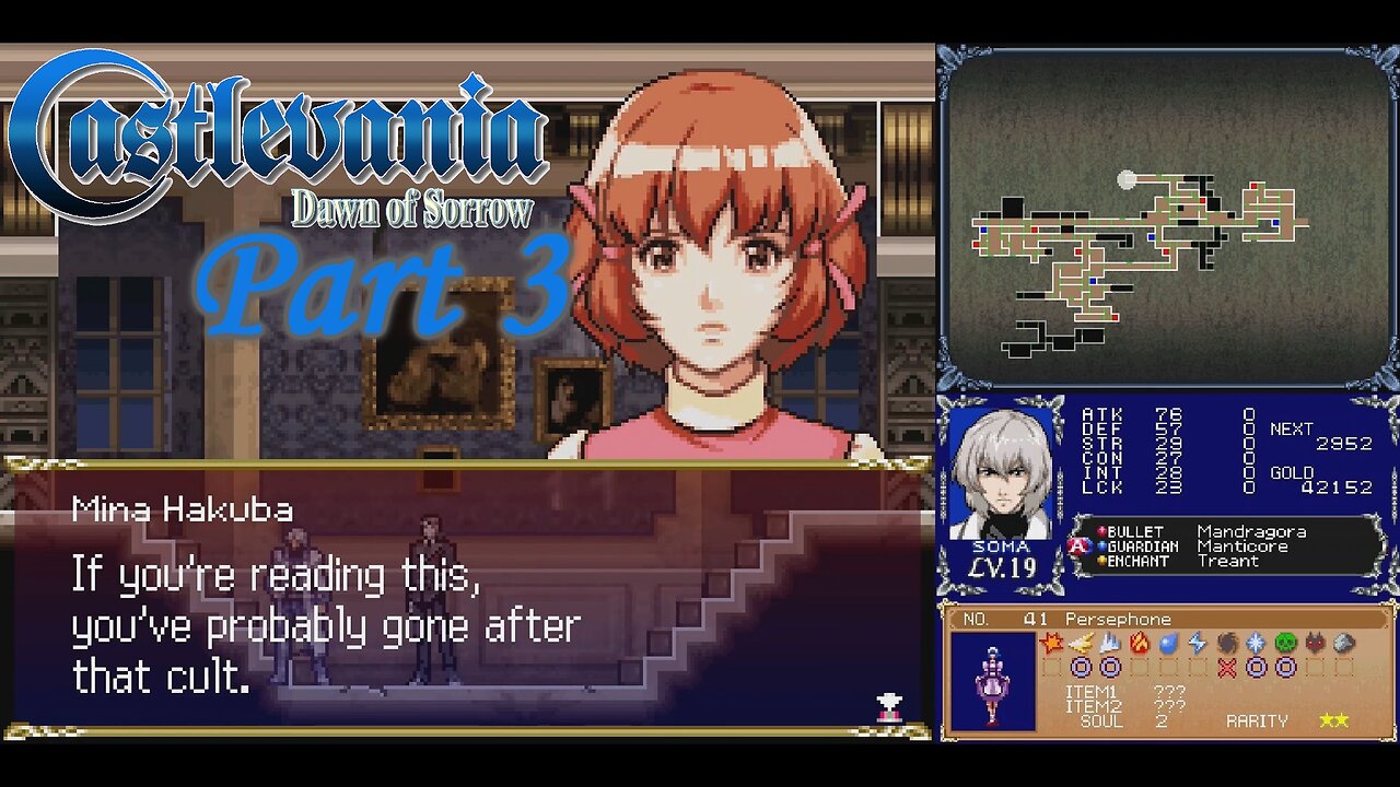 Castlevania: Dawn of Sorrow Part 3 ~ Silly Carson, the Good RNG Will Not last.
