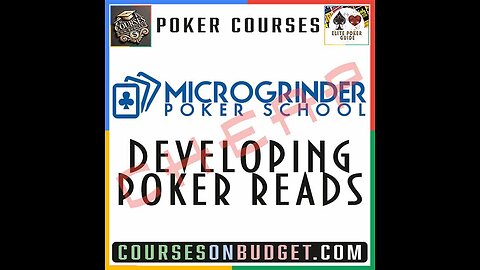 MICROGRINDER DEVELOPING POKER READS WITH HUD STATS AND PLAYER TYPES