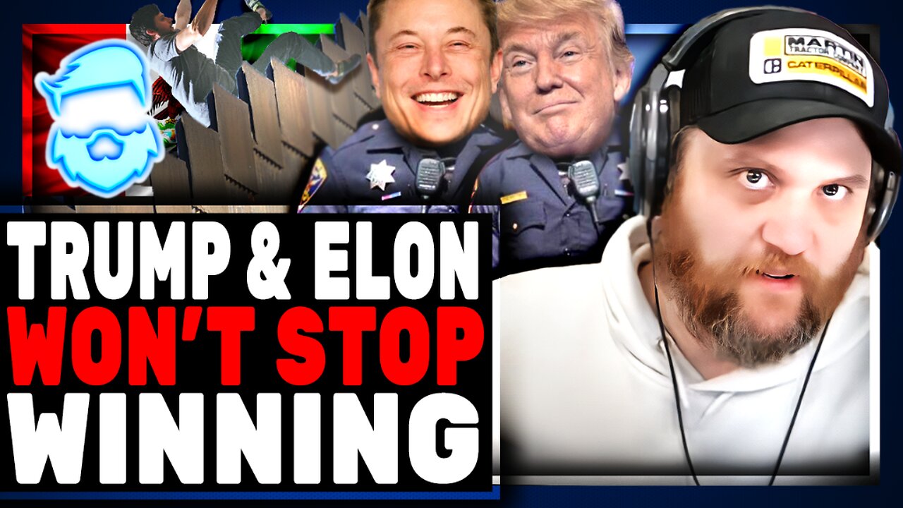 Trump & Elon Go NUCLEAR, Border Crossings Down 90%, Paper Straws REKT & DOGE Employee Triggers CNN