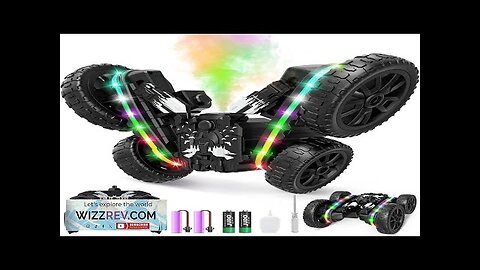 Remote Control CarRC Cars with Sides Light and Headlights360°Rotating 4WD Off-Road RC Review