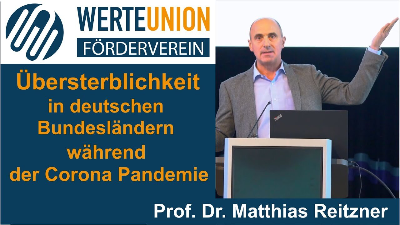 " M-RNA INJEKTIONEN : HOHE KORRELATION MIT ÜBERSTERBLICHKEIT ! " - Prof. Dr. Matthias Reitzner