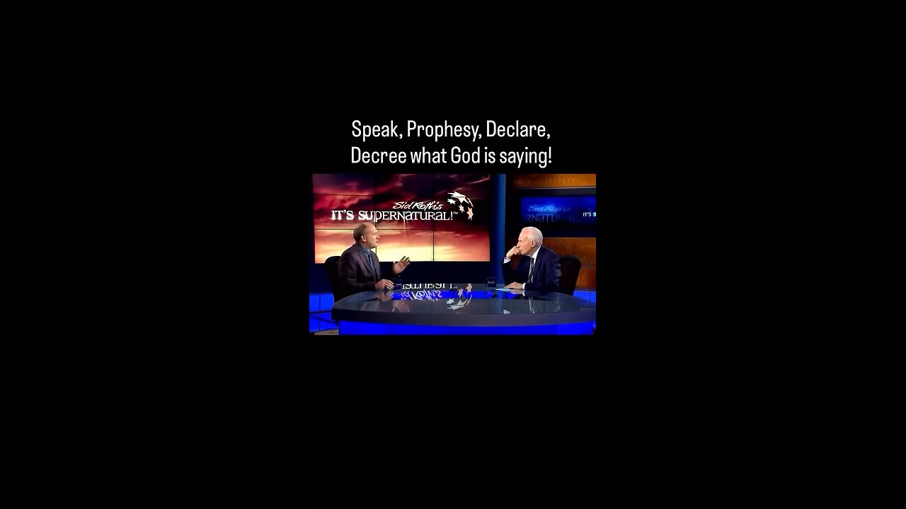 Speak, Prophecy, Declare & Decree what God is saying!