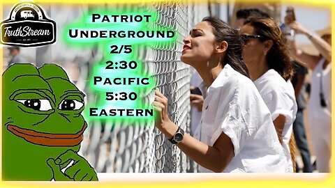 Patriot Underground Live 2/5 An in depth, heartfelt, freeflow conversation on where we are at and where we are going #368