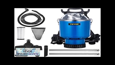 VEVOR Backpack Vacuum 3.6qt Backpack Vacuum Cleaner 5-IN-1 Lightweight Backpack Vacuum Review