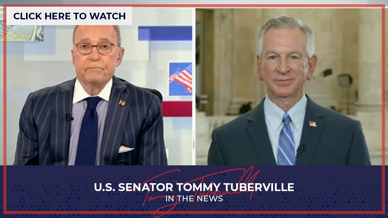 Senator Tuberville on Kudlow: If Democrats Continue Shutdown, "We'll Have to Bust the Filibuster"