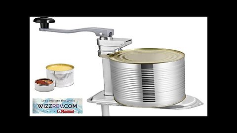 VEVOR Commercial Can Opener 18.9"/48cm Long Stainless Steel Manual Table Can Opener Review