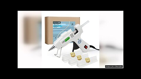 SHJADE Hot Glue Gun with 30 Glue Sticks, Fast Preheating Hot Melt Review