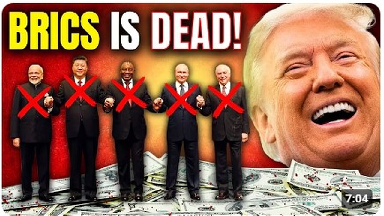 BRICS SURRENDERS: How Trump Killed It (Without Even Trying)