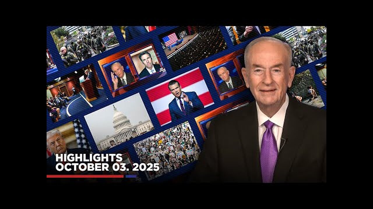 Highlights from BillOReilly.com’s No Spin News | October 3, 2025