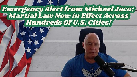 Emergency Alert from Michael Jaco: Martial Law Now in Effect Across Hundreds Of U.S. Cities!