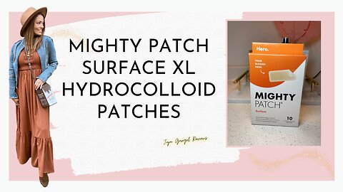 Mighty patch surface XL hydrocolloid patches review