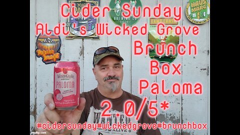 Cider Sunday: Aldi's Wicked Grove Brunch Box Paloma 2.0/5*