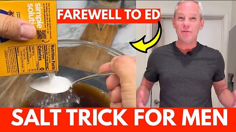 BLUE SALT TRICK FOR MEN RECIPE – HOW THIS HOME SALT HORSE TRICK RESOLVES ED AND HELPS IN BED