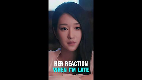 Her Reaction When I’m Late #kdrama #kdramashorts #shorts #funny #funnykdrama #couple #kdramacouple