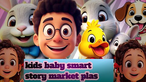 kids baby smart story market plas