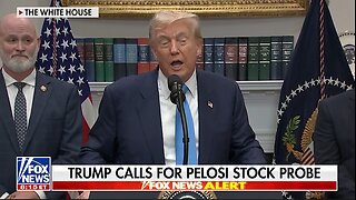 Never Forget Trump Said Pelosi Should Be Investigated for Insider Trading