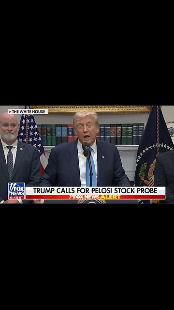 Never Forget Trump Said Pelosi Should Be Investigated for Insider Trading