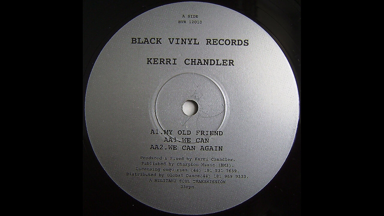 Kerri Chandler: My Old Friend [1999] [BVR 12010-X]