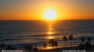 Uncut: Sunset from Rooftop Bar w/Massive Green Flash