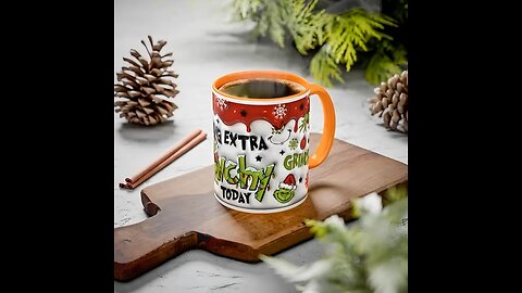 It’s Christmas Time 🎅 to pre-order your Gifts 🎁 Get your Grinch On - Coffee ☕️ Mug