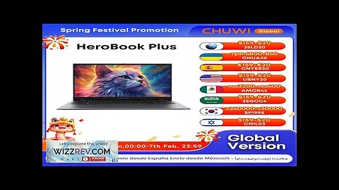 CHUWI 15.6" HeroBook Plus Chuwi 14.1" HeroBook Pro Laptop Intel N4020 8GB Review