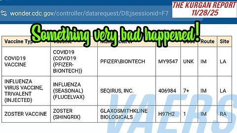 VAERS: THIS 50 YR OLD GOT SOME LUBE, THEN THE TUBE!