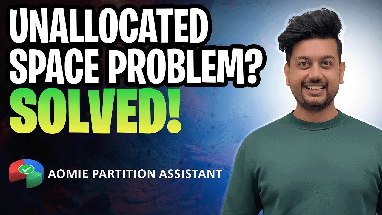 Fix Unallocated Space Issue Like a Pro | Resize & Merge Partitions with AOMEI Partition Assistant