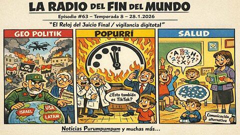 El Reloj del Juicio Final/ vigilancia digitotalitarismo- 28.1.2026