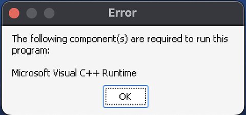 Crossover™ 25.1 | Fixing Microsoft Visual C++ Runtime" for UE5 games