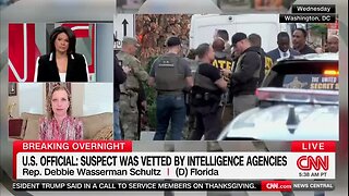 Rep. Wasserman Schultz on D.C. National Guard Shooting: ‘Pretty Disgusting’ that Trump Wouldn’t Say that It’s His Fault