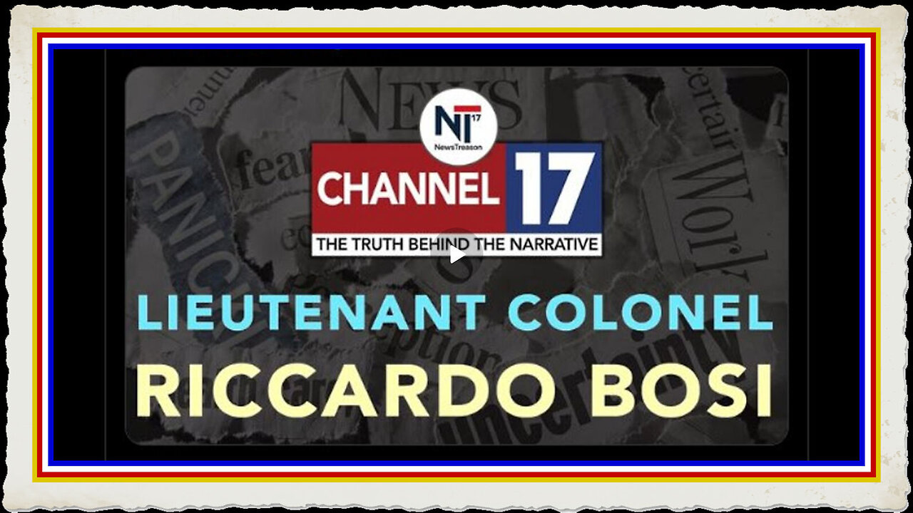 AustraliaOne Party - News Treason 5GW w Lt Col Riccardo Bosi - 5 Dec 2025