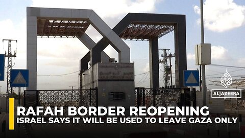 Israel says Rafah crossing to open for Palestinian exits as Egypt denies any coordination