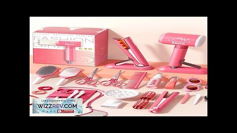 Kids Make Up Toys Simulation Haircut Kit Children's Hair dryer Role Playing Review