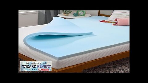 LINENSPA Memory Foam Mattress Topper 2 Inch Gel Infused Memory Foam Review