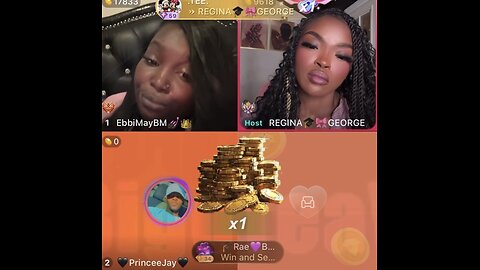 EbbiMayBM💅👑 REGINA🎓🎀GEORGE Pink table talk interview 🖤PrinceeJay🖤 #BigoTeaV #bigo