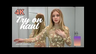 4k shein try on haul lingerie 2025 |micro bikini see through/ transparent lingerie fashion trend