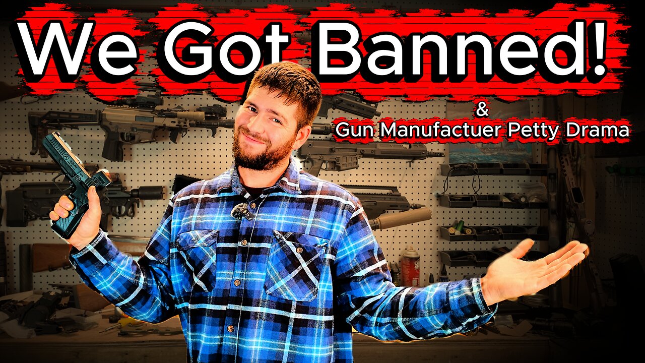 YouTube DELETED My Channel! Also, There Is A Toxic Trend In The Gun Industry...
