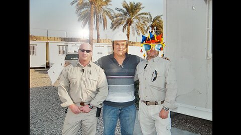 Having a drink in camp. June 2006