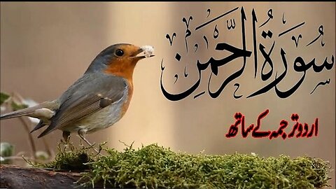 Surah Rahman Beautiful Recitation with Urdu Translation-by Qari Abdul Basit Abdul Samad