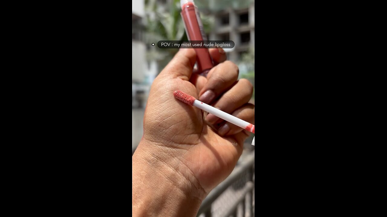 My most used nude lipgloss #elf #elfcosmetics #lipgloss