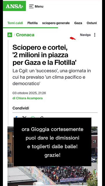 la notizia del giorno