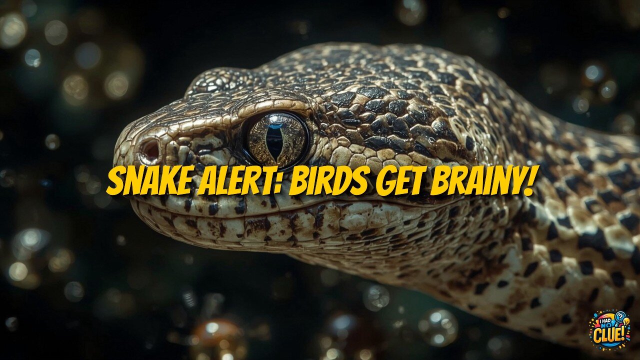 Evolutionary Arms Race: How Snakes Reshape Bird Brains
