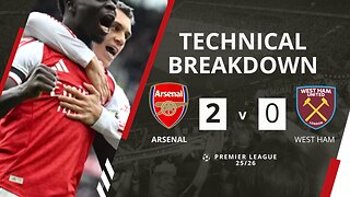 Bukayo Saka Scores 100th Career Goal in Arsenal vs West Ham | Premier League